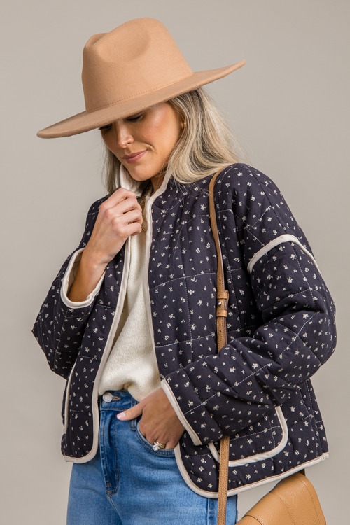 Ditsy Floral Quilted Jacket