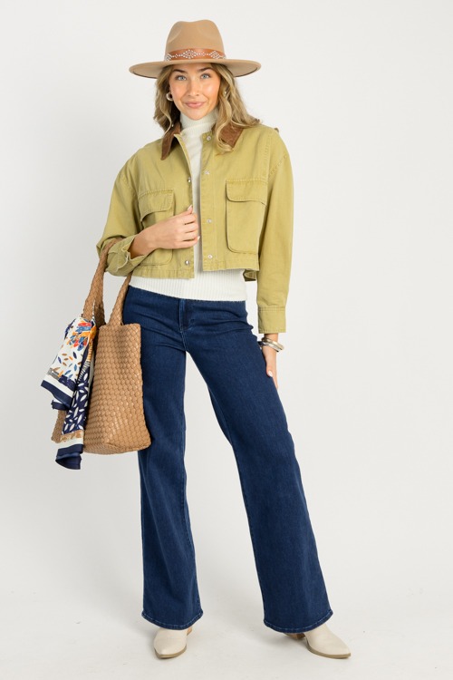 Suede Collar Jacket, Chartreuse - 0917-151h.jpg