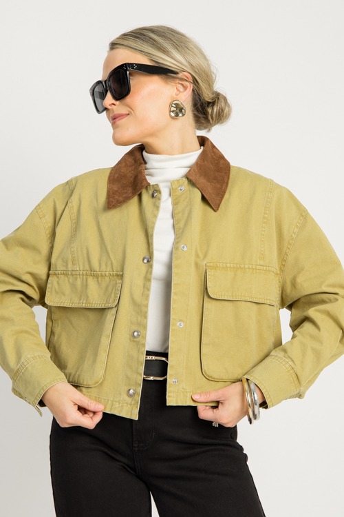 Suede Collar Jacket, Chartreuse - 0917-154.jpg