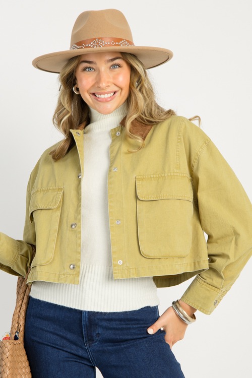 Suede Collar Jacket, Chartreuse - 0917-155.jpg