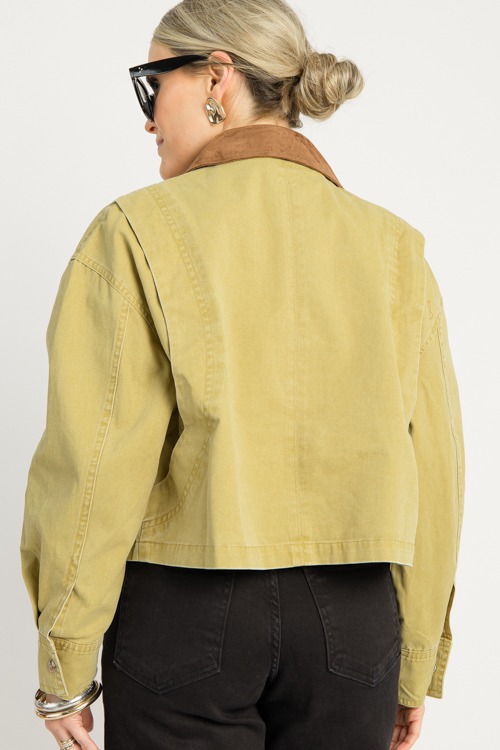 Suede Collar Jacket, Chartreuse - 0917-157.jpg