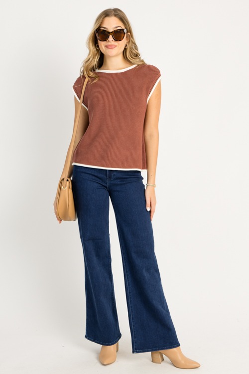 Contrast Edge Sweater Vest, Irish Coffee - 0917-18.jpg