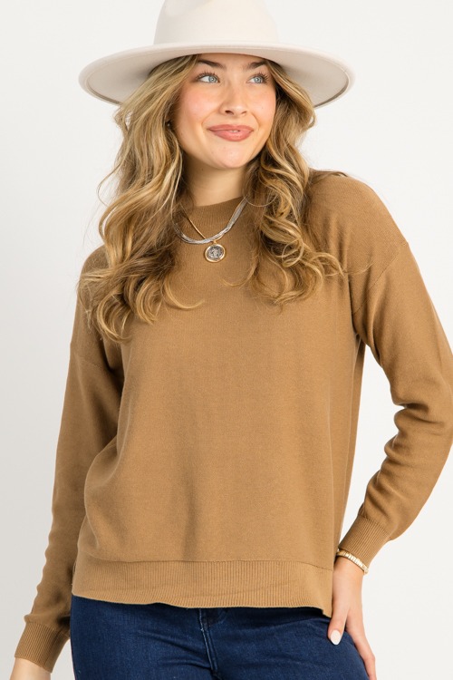 Kellie Sweater, Camel