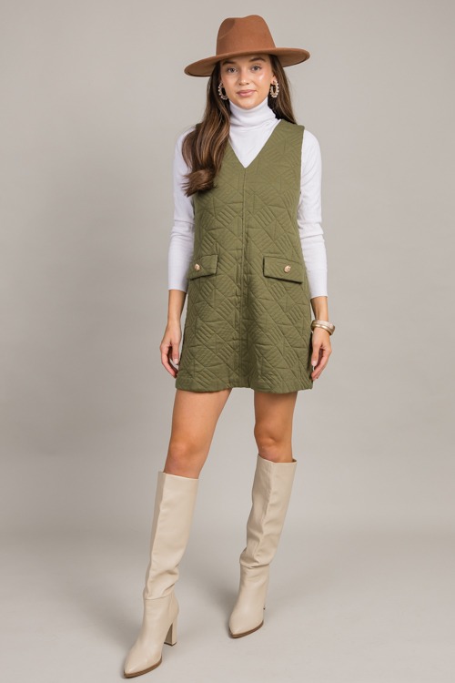 Sonya Texture Knit Shift, Olive - 0917-28h.jpg