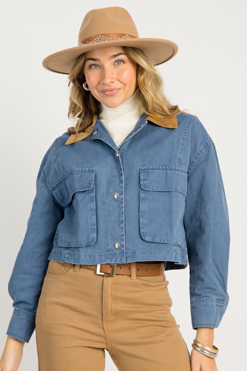 Suede Collar Jacket, Blue - 0917-57.jpg