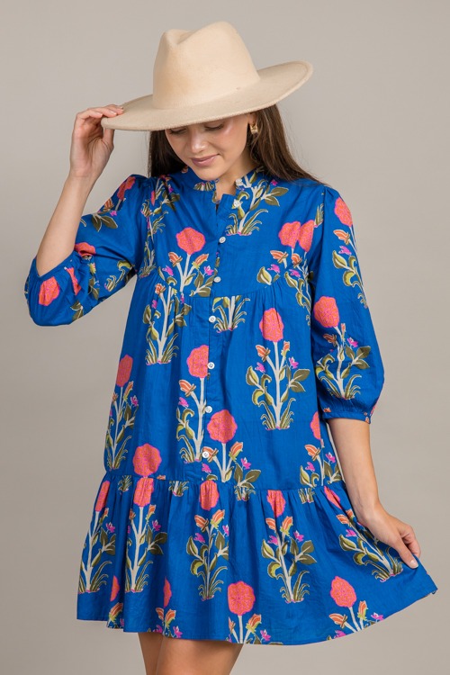 Flower Shop Button Dress, Blue - 0917-77.jpg