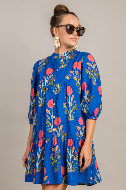 Flower Shop Button Dress, Blue - 0917-81.jpg