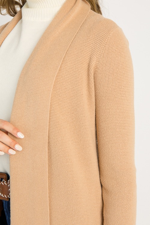 Waffle Knit Long Cardigan, Came - 0917-82.jpg
