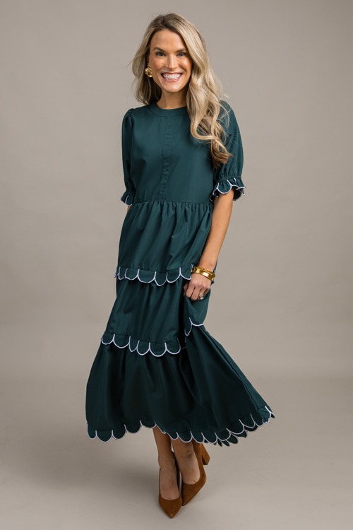 Scallop Contrast Midi, Hunter Green - 0918-130.jpg