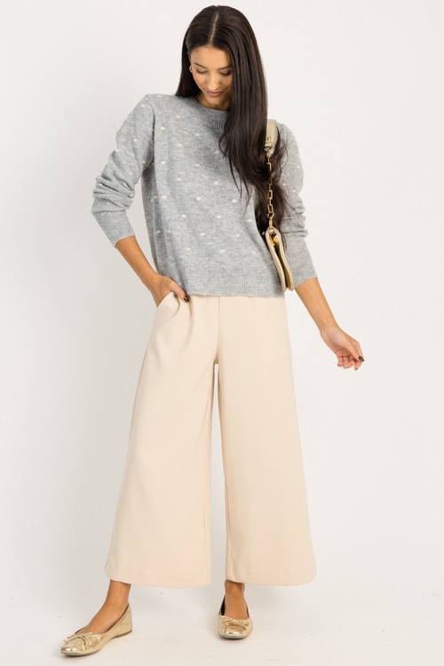 Dotted Texture Sweater, H. Grey - 0918-3.jpg