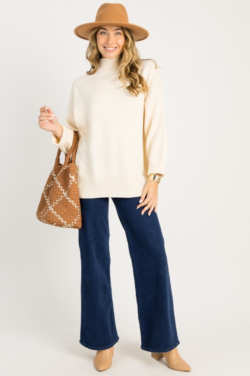 Mock Neck Tunic Sweater, Cream - 0918-33P.jpg
