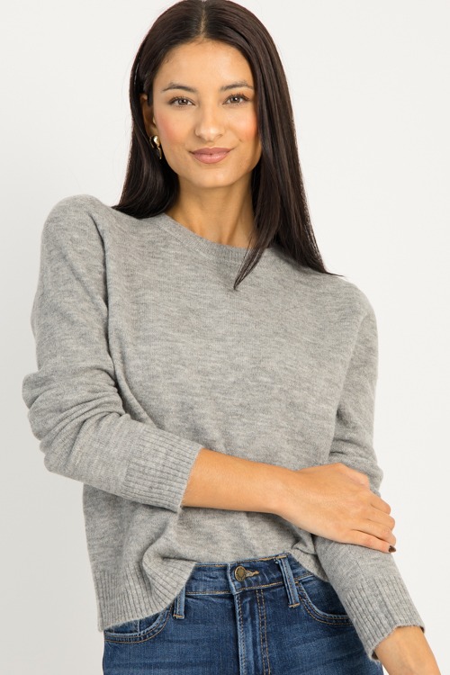 Crew Neck Sweater, Heather Grey - 0918-43.jpg