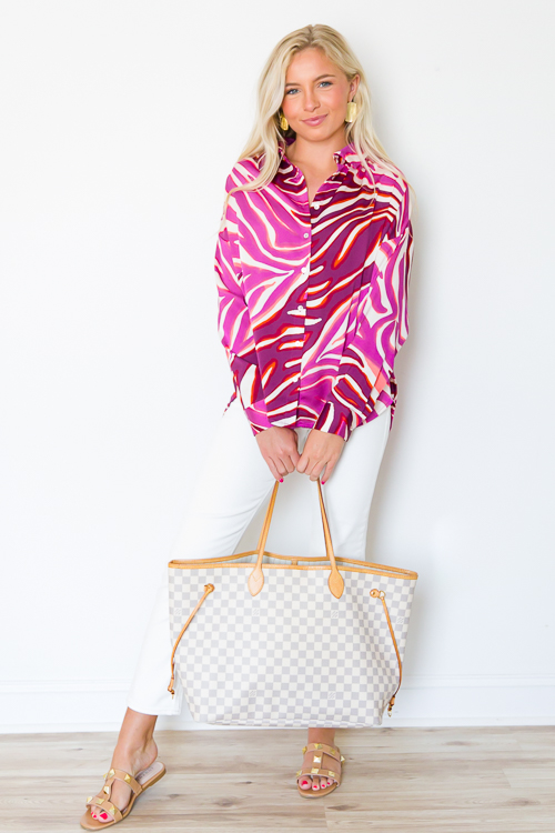 Bold Personality Shirt, Magenta