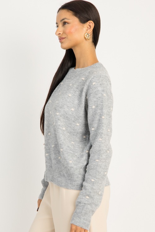 Dotted Texture Sweater, H. Grey - 0918-6.jpg