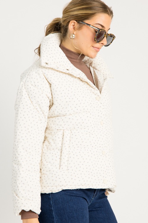 Ditsy Floral Puffer Jacket, Cream - 0918-68.jpg