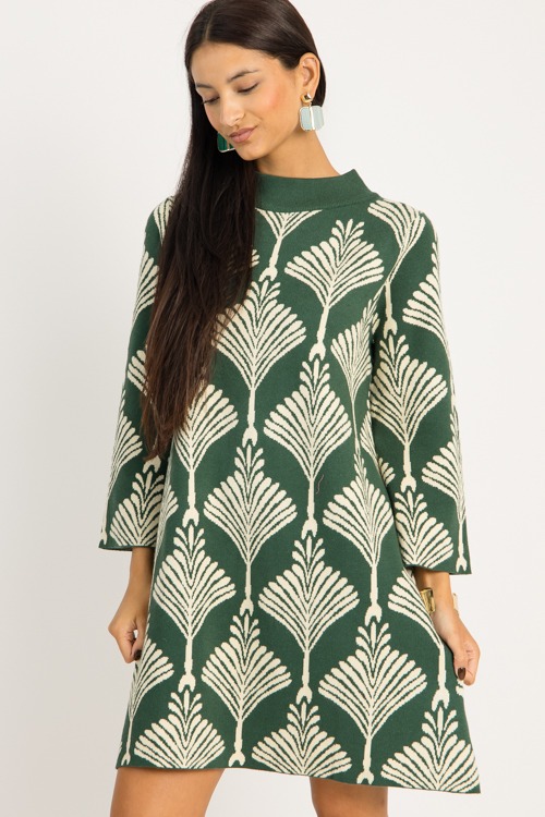 Fan Out Sweater Dress, Forest Green - 0919-29.jpg