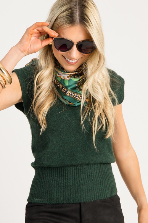 Mila Sweater, Deep Green
