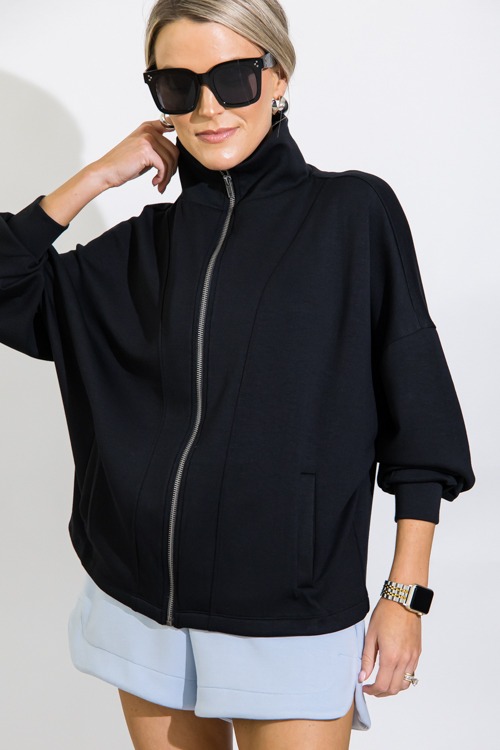 Kiara Zip Jacket, Black - 0920-124p.jpg