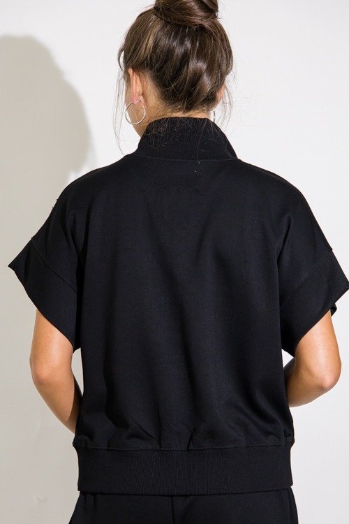 Short Sleeve Zip Pullover, Blk - 0920-287.jpg