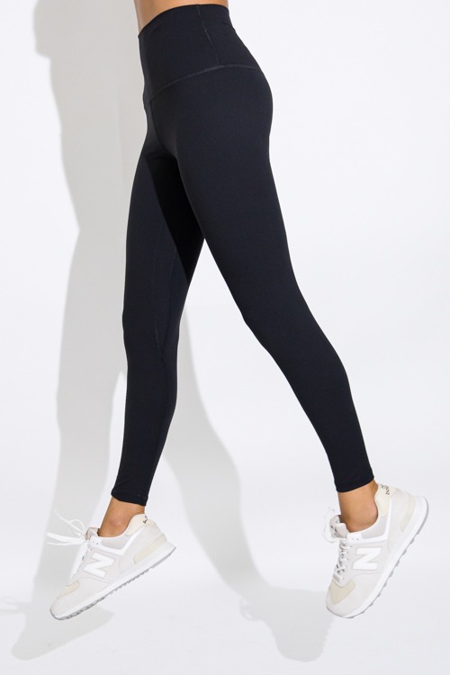 Butter Yoga Leggings, Black