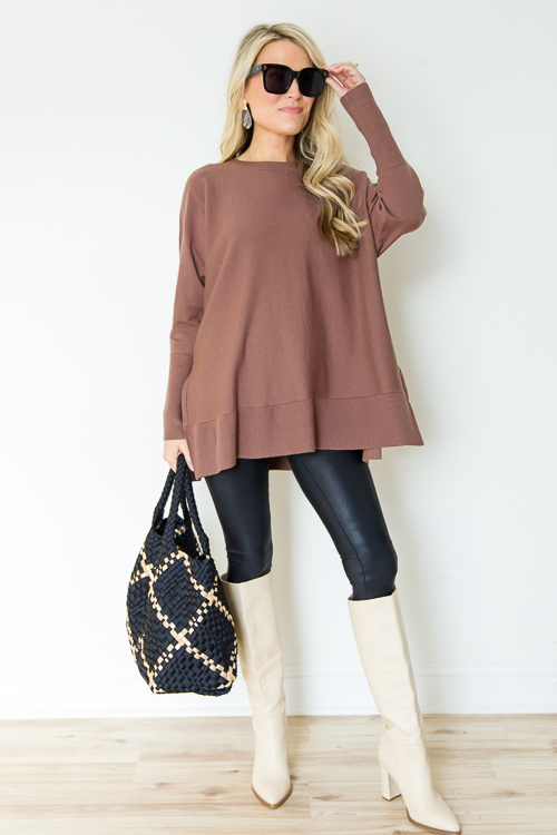 Dolman Tunic Sweater, Coco