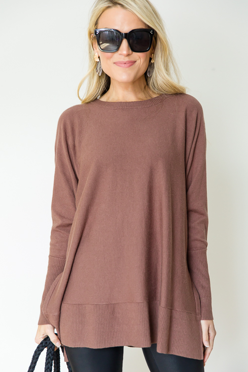 Dolman Tunic Sweater, Coco