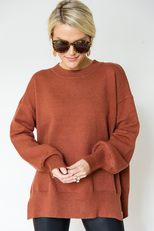 Winslow Sweater, Cinnamon