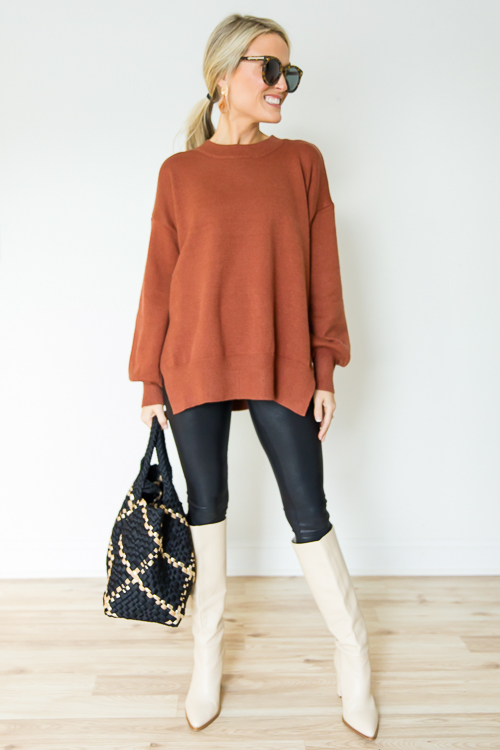 Winslow Sweater, Cinnamon