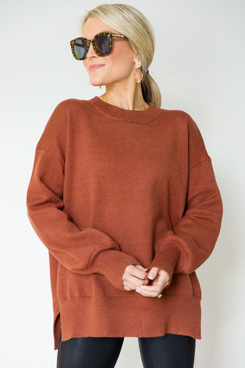 Winslow Sweater, Cinnamon