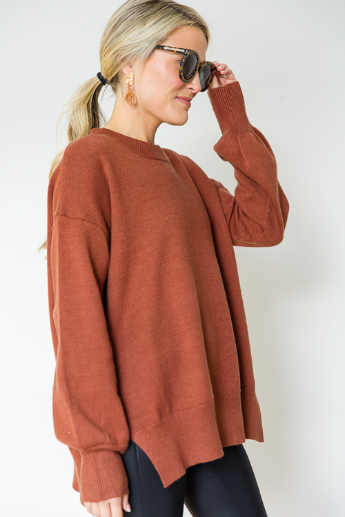 Winslow Sweater, Cinnamon