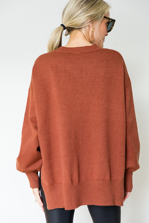 Winslow Sweater, Cinnamon