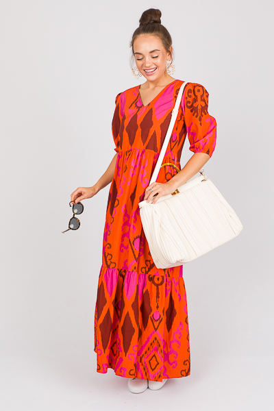 Molly Belted Maxi, Burnt Orange