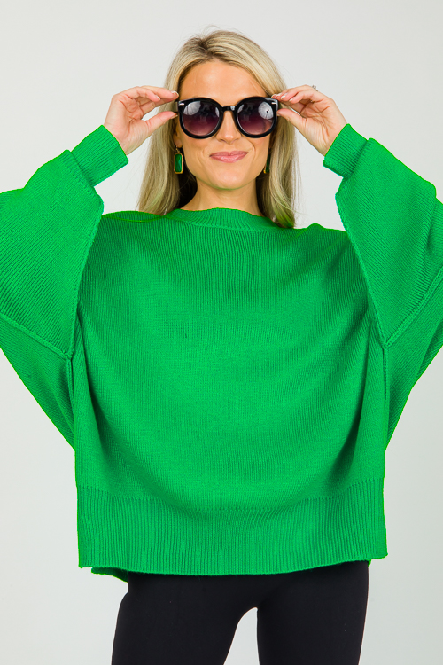 Melinda Sweater, Kelly Green