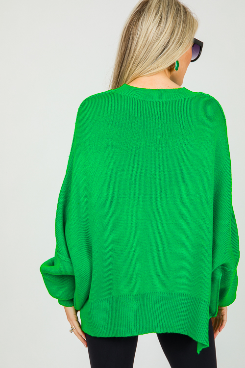 Melinda Sweater, Kelly Green