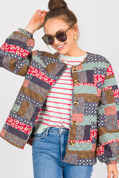 Quilted Patchwork Jacket
