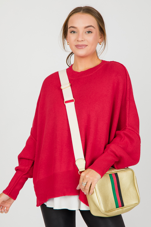 Melinda Sweater, Red