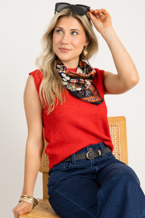 Quincy SL Sweater, Red