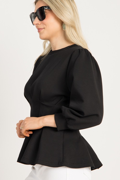 Knit Flare Top, Black - 0922-47.jpg