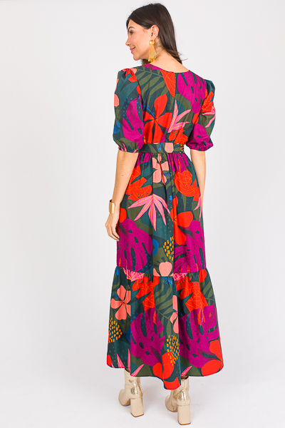 Molly Belted Maxi, Forest