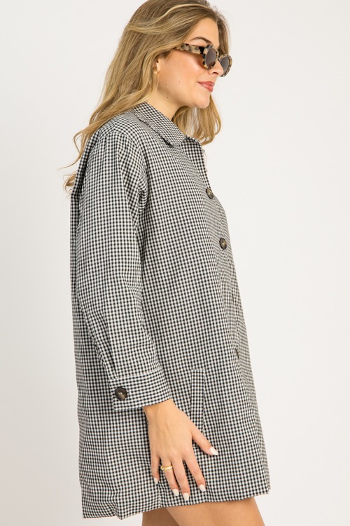 Gingham Button Up Jacket, Black - 0923-109.jpg