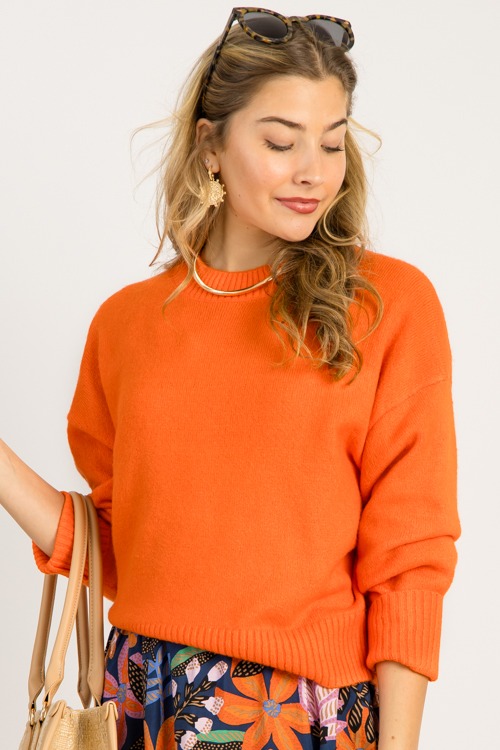 Asher Sweater, Orange
