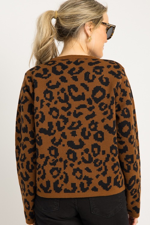 Cheetah Button Sweater, Brown - 0923-13h.jpg