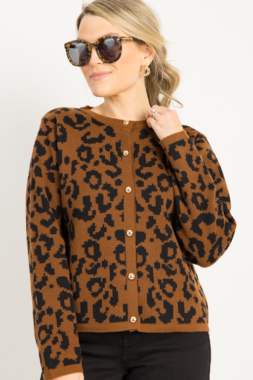 Cheetah Button Sweater, Brown - 0923-15.jpg