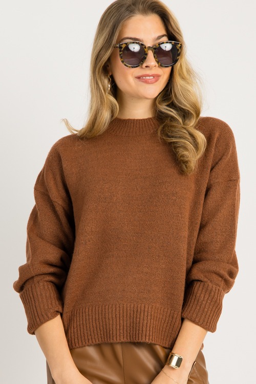 Asher Sweater, Chestnut