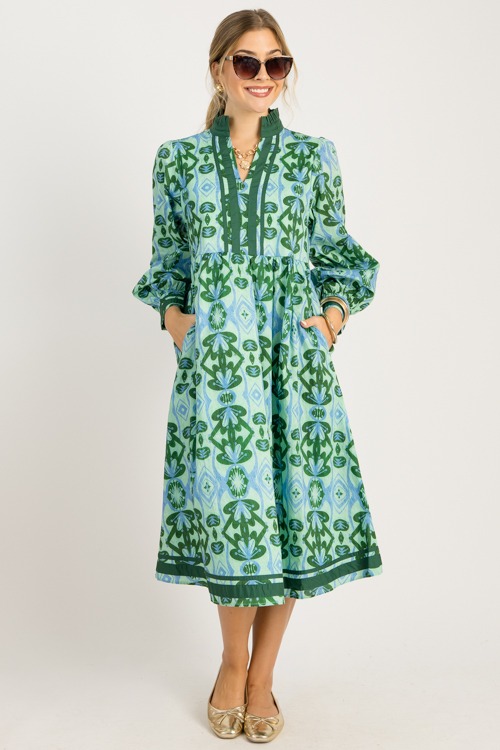 Willow Printed Midi, Green Mix - 0924-100.jpg
