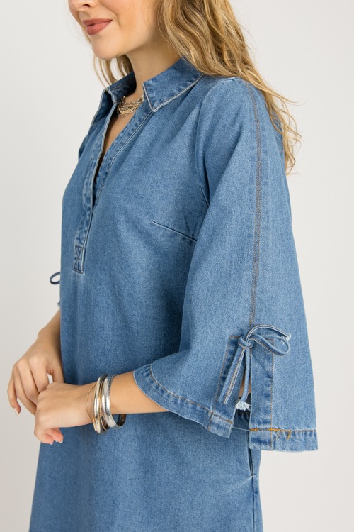 Denim Tie Sleeve Dress - 0924-12.jpg
