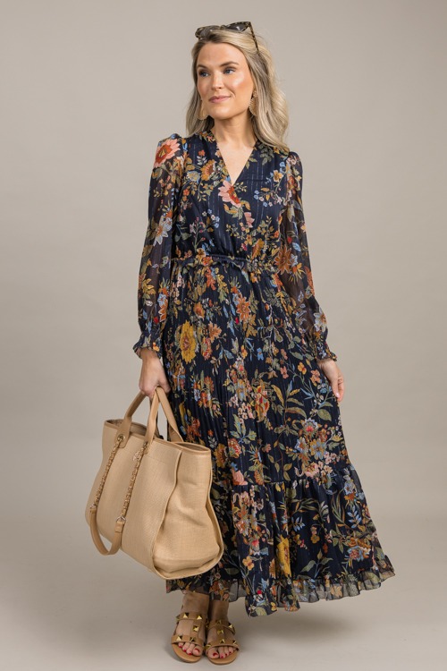 Secret Garden Maxi, Navy Multi