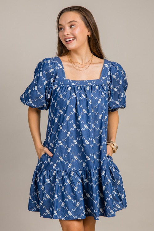 Floral Embroidery Chambray Dress - 0924-28.jpg