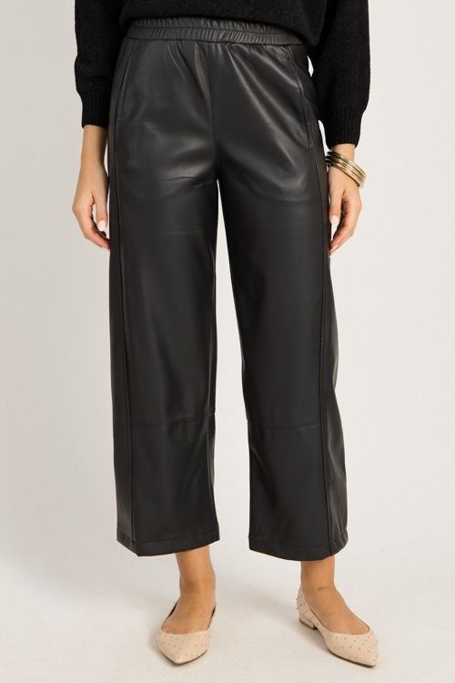 Harley Leather Pants, Black