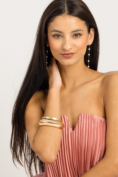 Pearl Drop Earrings, Cream